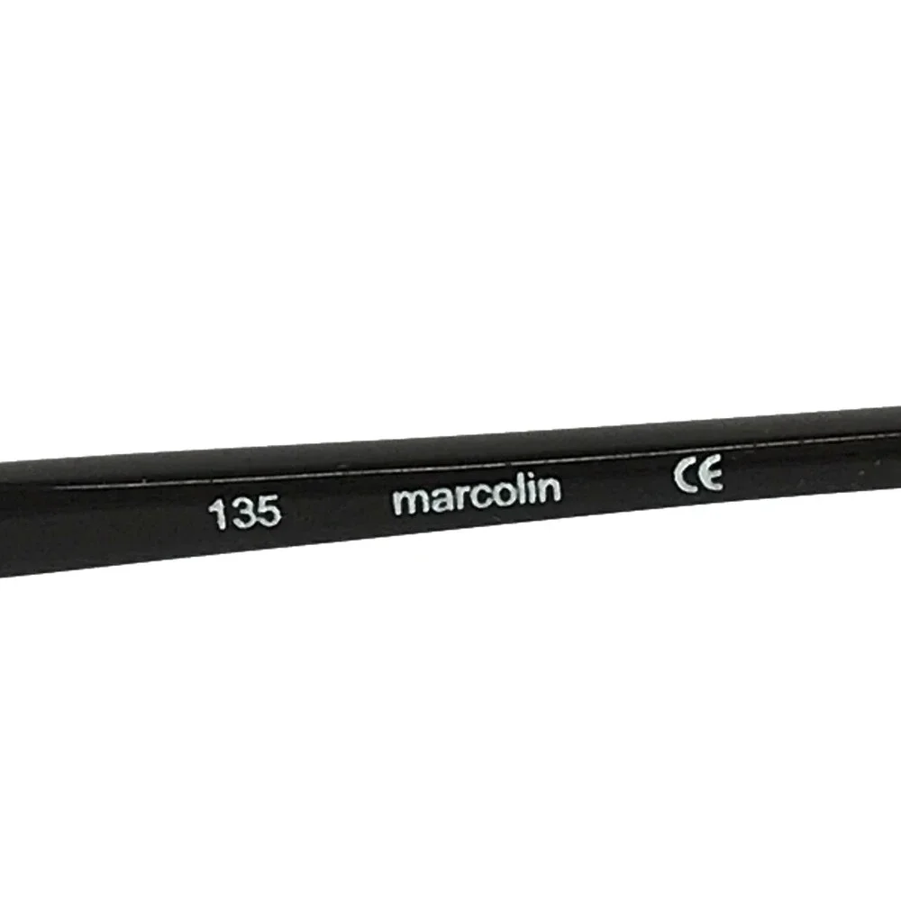 Marcolin Eyeglasses Frames MA7301 Col. 045 Brown Green Oval Crystals 53-16-135